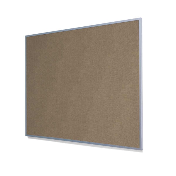 Guilford of Maine FR701 Earth Cork Board with Narrow Light Aluminum Frame